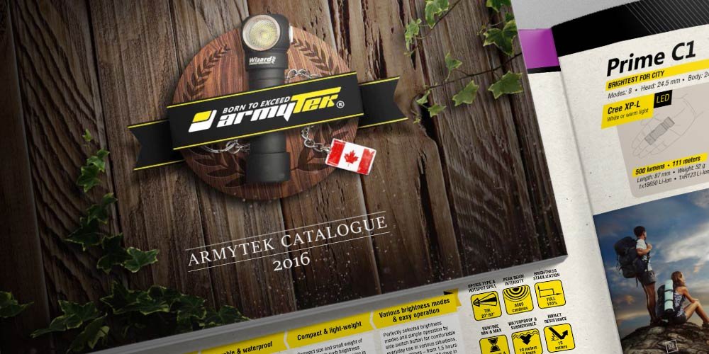 Armytek Catalogue 2016