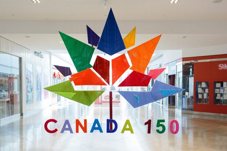 Canada 150 Art Installation for Erin Mills Town Center