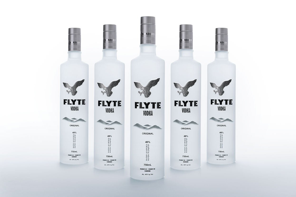 Flyte vodka by Holland Marsh. Product photography by NUMZ Graphics Flyte vodka by Holland Marsh. Product photography by NUMZ Graphics