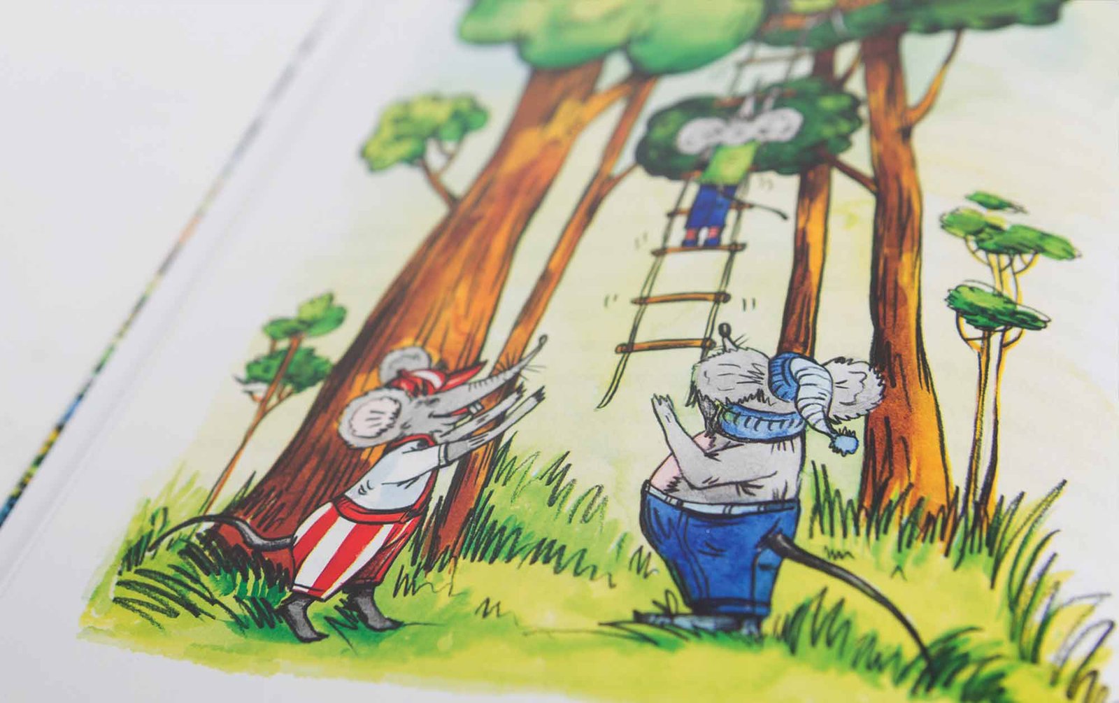 Piki and Tipo. Children's Book Illustration and Design