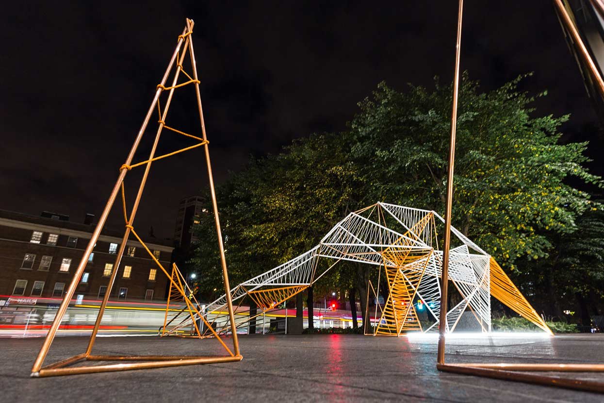 CRYSTAL art installation CRYSTAL art installation