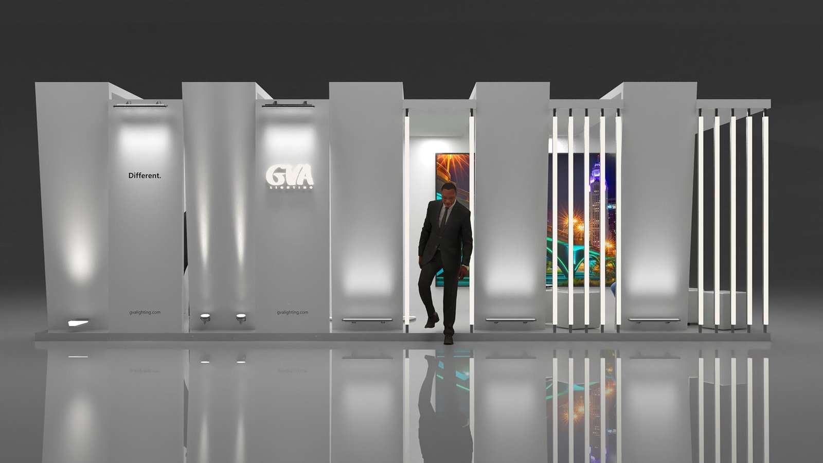 GVA Lighting booth design for LIGHT22 GVA Lighting booth design for LIGHT22